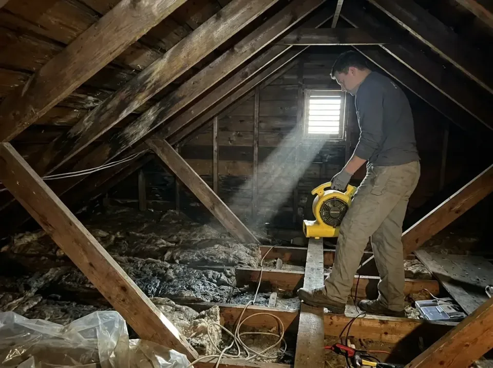 attic-water-damage-drying-proc-007 — frequently asked questions, Emergency Water Extraction & 24/7 Flood Response in Paducah…